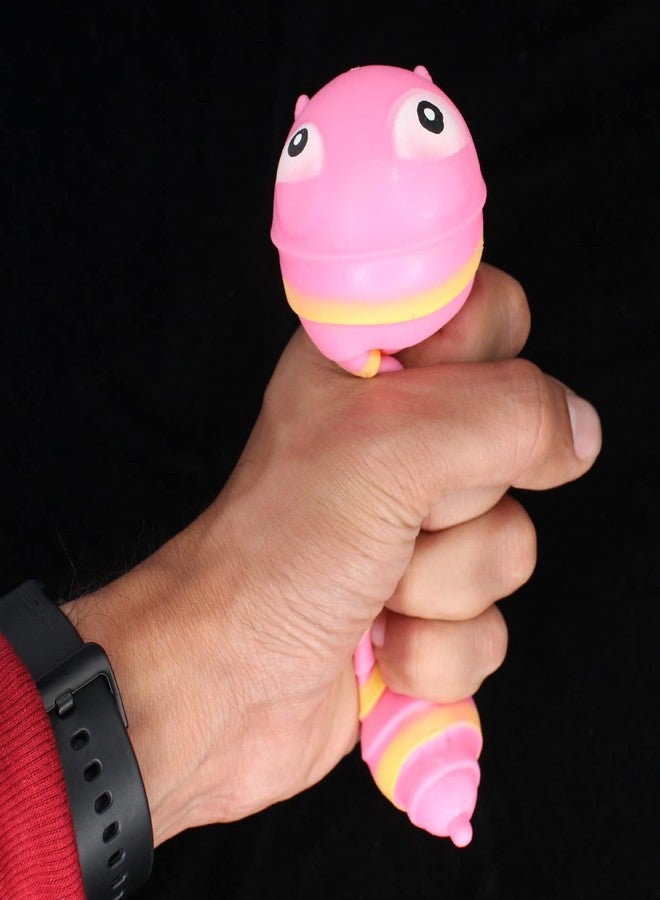 بوكسو لعبة بوكسو الناعمة القابلة للضغط على شكل دودة، ألعاب لتخفيف التوتر للأطفال الصغار - قطعة واحدة - Image 4